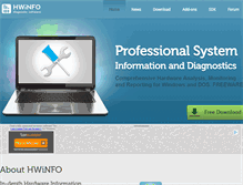 Tablet Screenshot of hwinfo.com